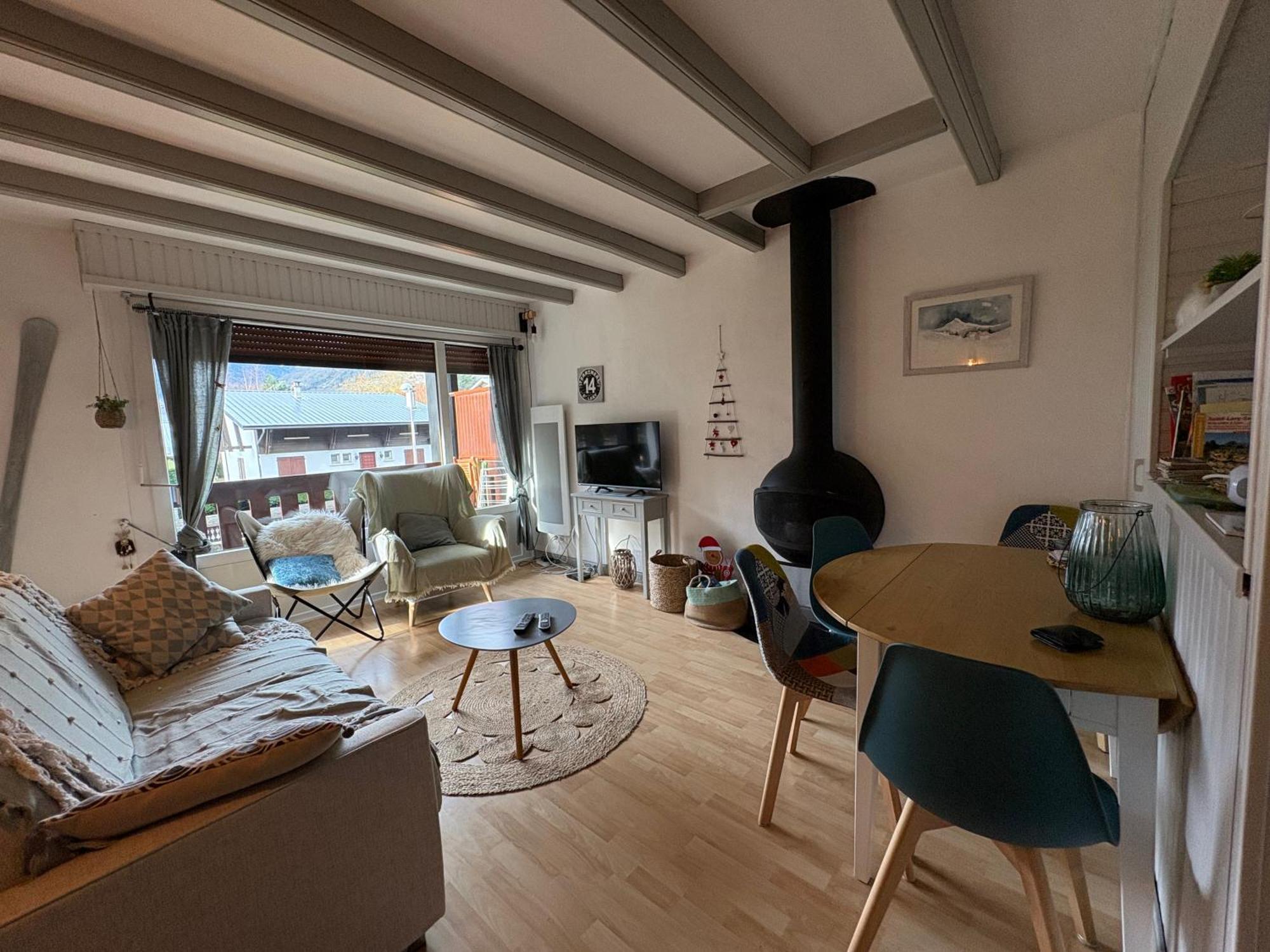 T2 Centre Village - Proximite Telecabine - Vue Montagne Plein Sud - Terrasse Couverte - Balcon - Chambre 1 Lit Double En 160 - Salon 1 Canape Convertible En 140 - Cuisine Separee Saint-Lary-Soulan Esterno foto